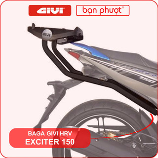 Baga Givi Gắn Thùng Sau Givi Cho Exciter 150 - Cảng Trợ Lực GIVI HRV-EXCITER150 - Bạn Phượt