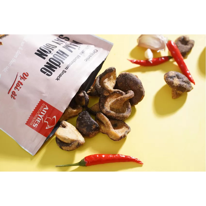 Nấm Hương Sấy Lạnh Anvies Giữ Trọn Vitamin Khoáng Chất Giàu Chất Xơ Ít Calo - 180g