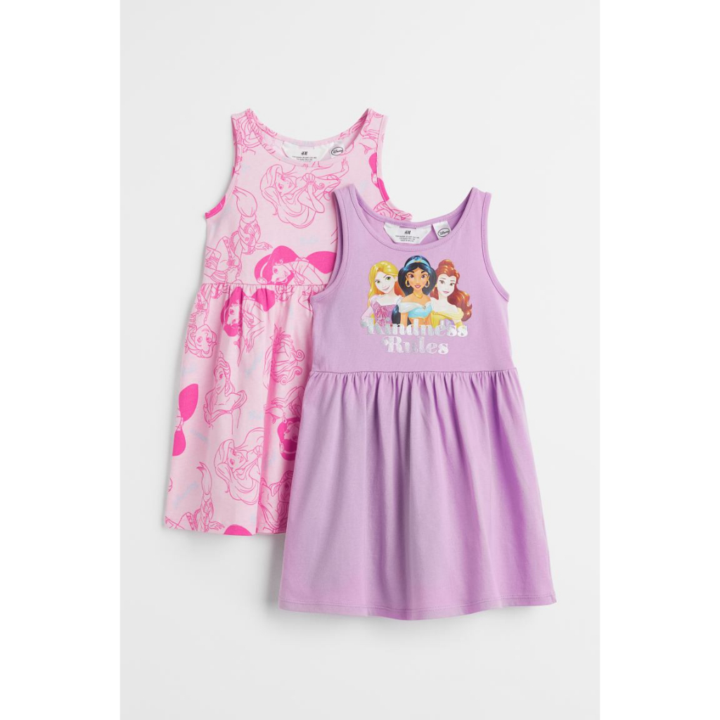 Set 2 váy sát nách bé gái HM auth UK