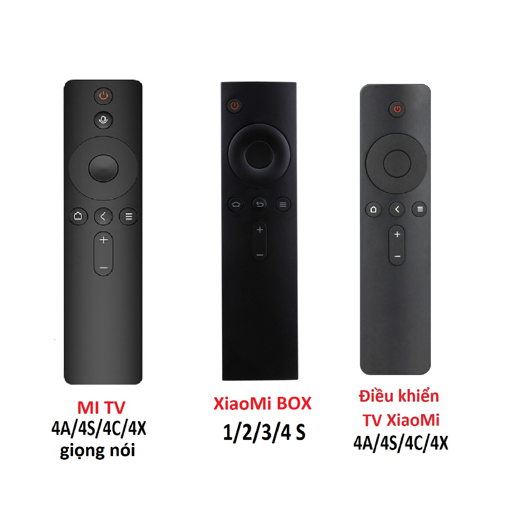 Remote Điều khiển TV- Đầu box Xiaomi tất cả các dòng các loại Xiaomi Mi TV Box Hàng chất lượng Tặng kèm Pin