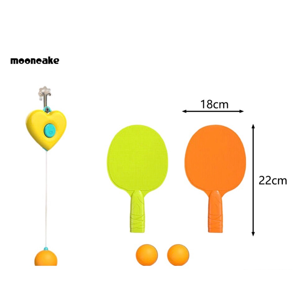 Bộ tập chơi bóng bàn gồm 4 bóng 2 vợt cho bé tập trong  nhà hoặc công viên giúp tăng khả năng phản xạ cho bé_A105.