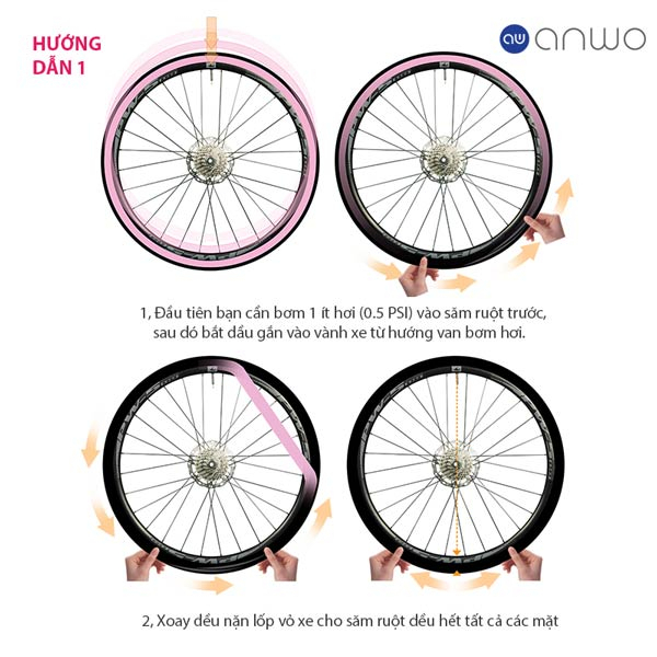 Săm Xe Đạp Touring & Gravel Bánh 700c/29", Ruột Xe Đạp TPU RideNow Siêu Nhẹ Chỉ 45g, Van Nhỏ Presta