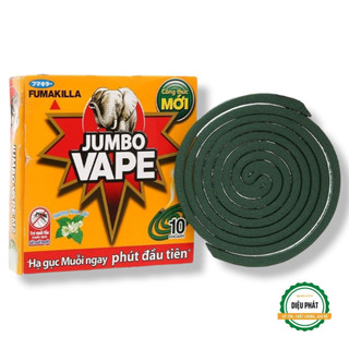 ⚡️ Nhang Muỗi Jumbo Vape M2 Hương Hoa Lài 10 Khoanh Hộp 120g