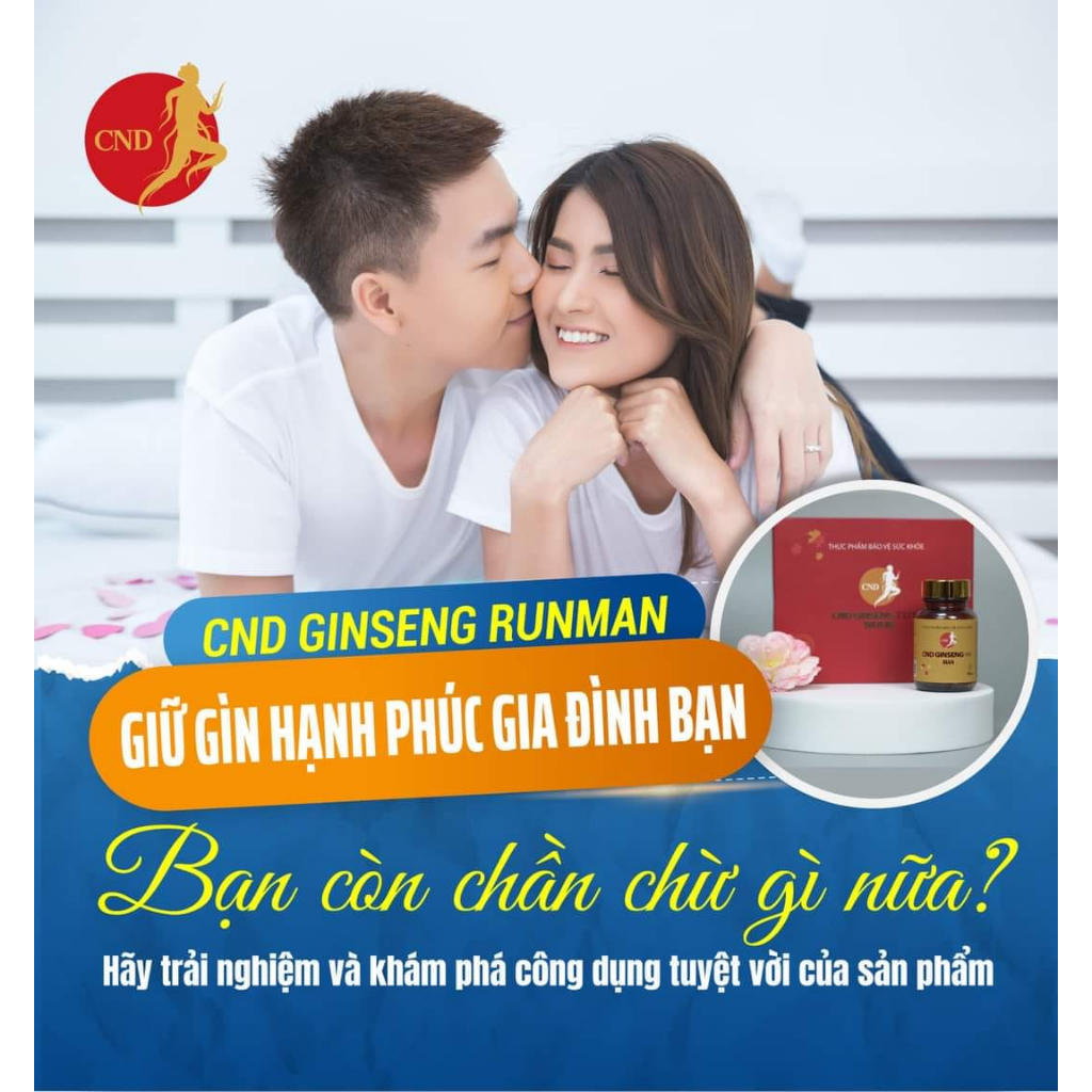 Viên uống hỗ trợ sinh lý nam CND GINSENG RUN MAN