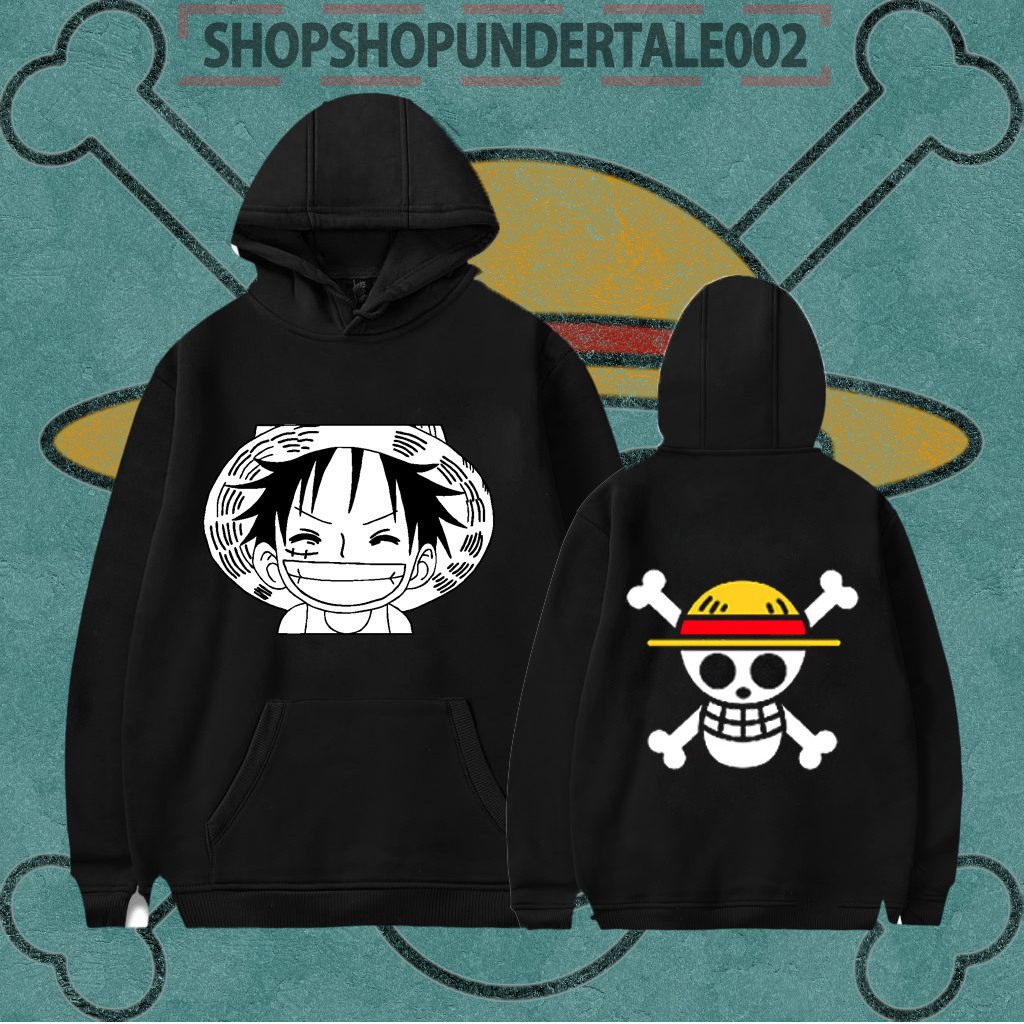 Áo hoodie one piece,Áo hoodie One Piece in hình luffy gear 5 mẫu mới chất liệu nỉ bông - Mẫu in 2 mặt