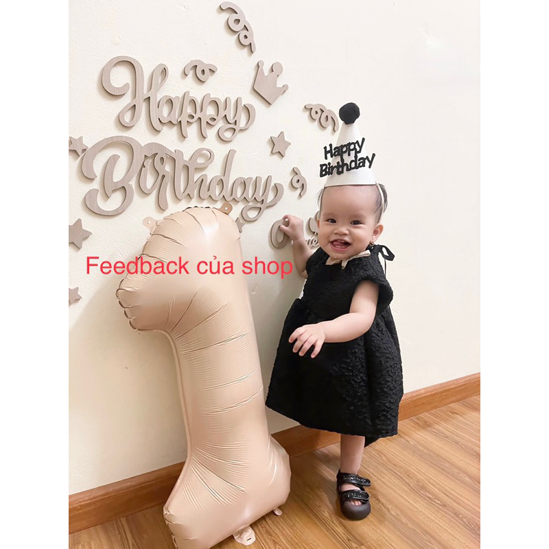 MGG10k Chữ gỗ happy birthday hpbd bằng gỗ