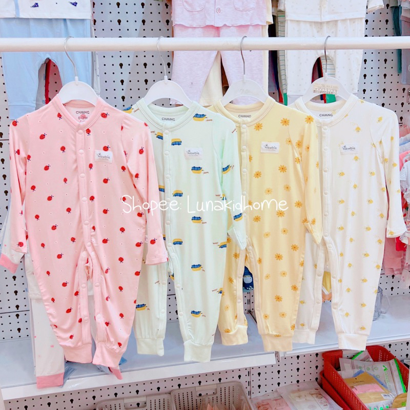 Body sơ sinh CHAANG vải cotton mỏng mát cho bé