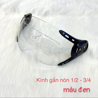Kính Gắn Nón Bảo Hiểm Nửa Đầu Và Nón 3/4 Nhiều Màu Lựa Chọn