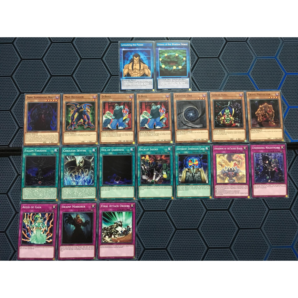 Bộ bài Speed Duel GX: Duelists of Shadows Box  - Unlocking the Power thiếu 3 Sacred beast  bọc full fit