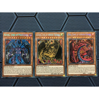 Bài yugioh speed duel - bộ 3 Uria,Lord of Searing Flames, Raviel,Lord of Phantasms, Hamon,Lord of Striking Thunder SGX3