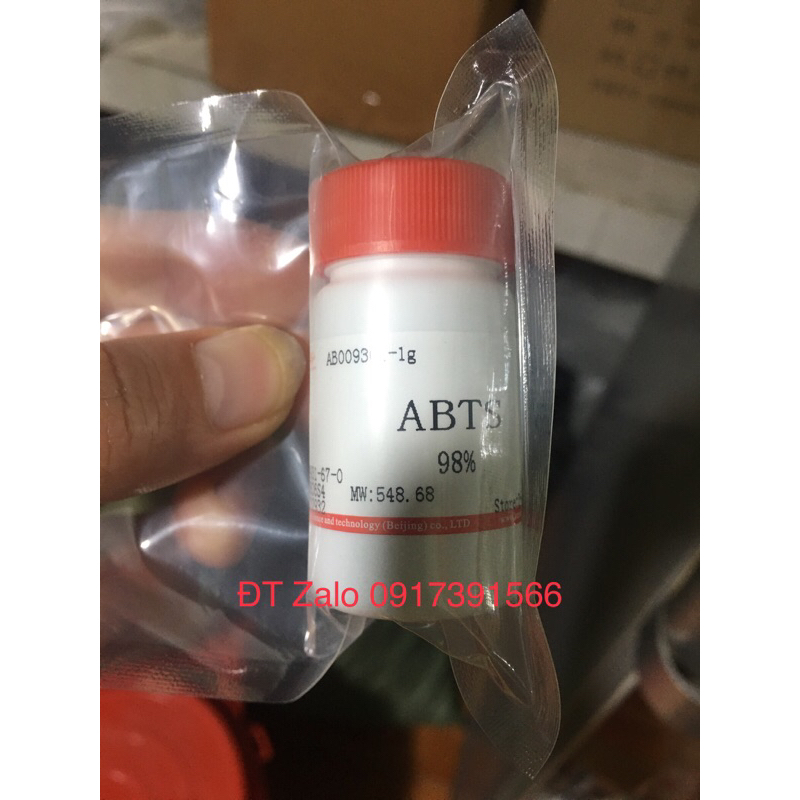 Hoá chất ABTS ≥98% (TQ, Cas 30931-67-0) lọ 1g