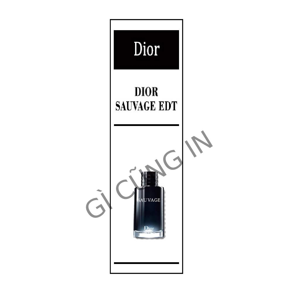 Tem dán nước hoa - 𝐃𝐢𝐨𝐫 𝐬𝐚𝐮𝐯𝐚𝐠𝐞 𝐞𝐝𝐭 - 85 tem