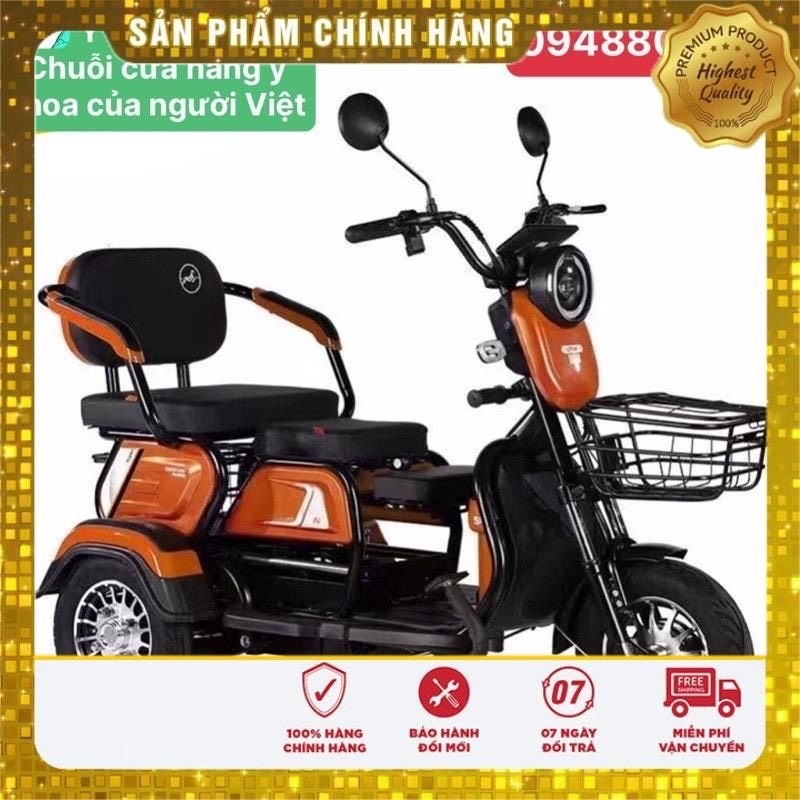 Xe điện 3 bánh dành cho người già, khuyết tật ALASKA X2 - Y TẾ XANH