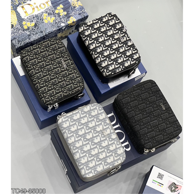 túi đeo chéo vân dệt tag sắt màu truyền thống có hộ kèm - Túi nam cao cấp