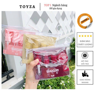 Bộ chiết mỹ phẩm du lịch 7 món mini siêu yêu - Toyza Shop