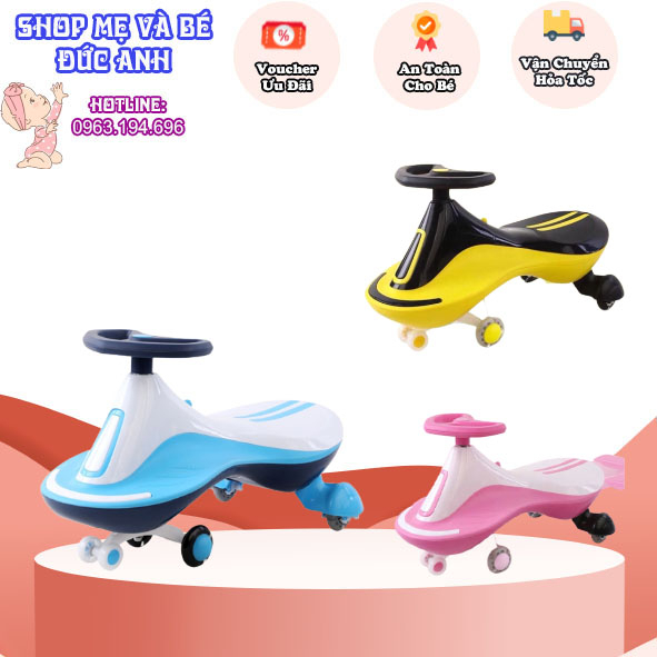 Xe lắc cho bé chòi chân giá rẻ cao cấp có nhạc đèn XL2806 không tựa lưng
