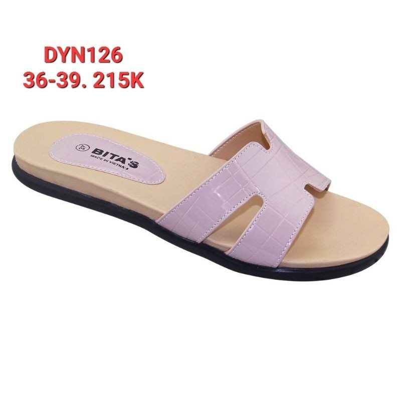 Dép da  bitas nữ bền đẹp, êm ái DYN146