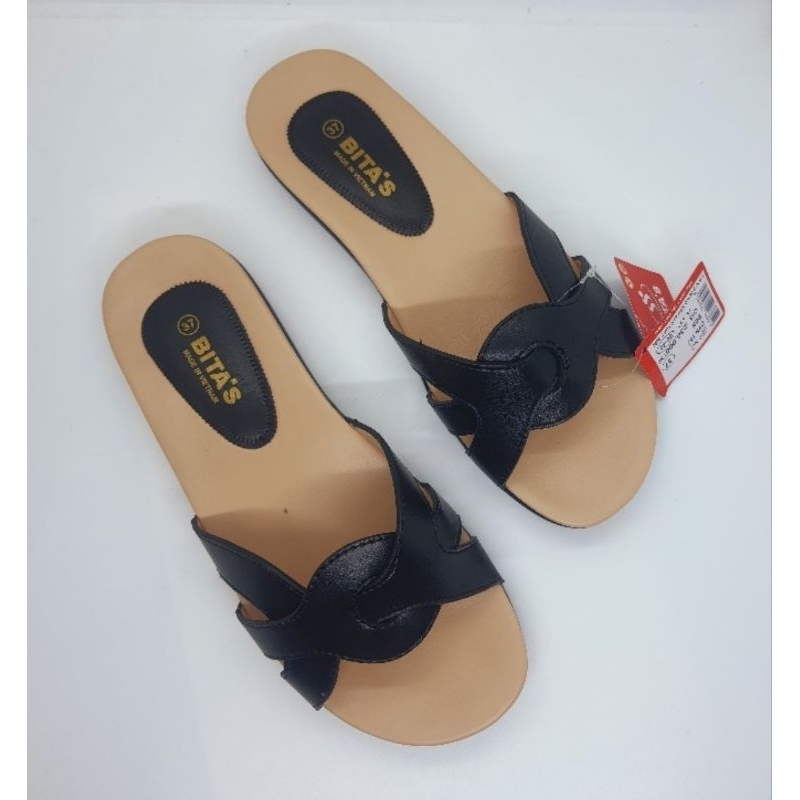 Dép da  bitas nữ bền đẹp, êm ái DYN146