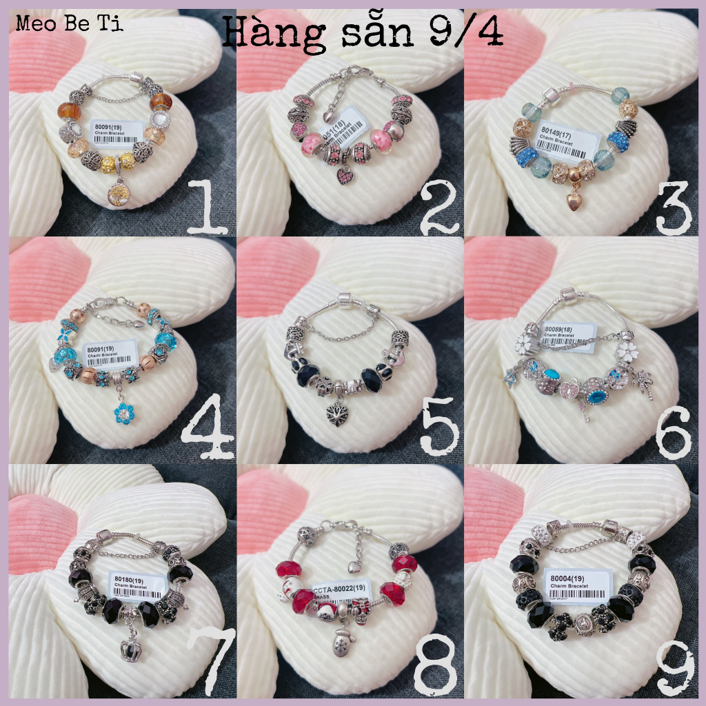 Vòng tay Charm mạ bạc 925 Hestia Hàn