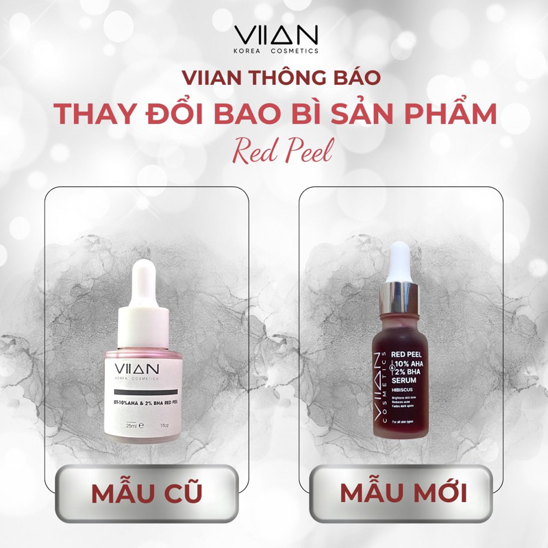 Serum Red Peel Da Viian BT-10%AHA & BHA 2%