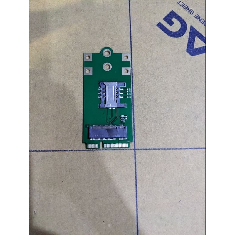 Card chuyển M.2 key B to Mini Pcie cho card wwan 4G/5G