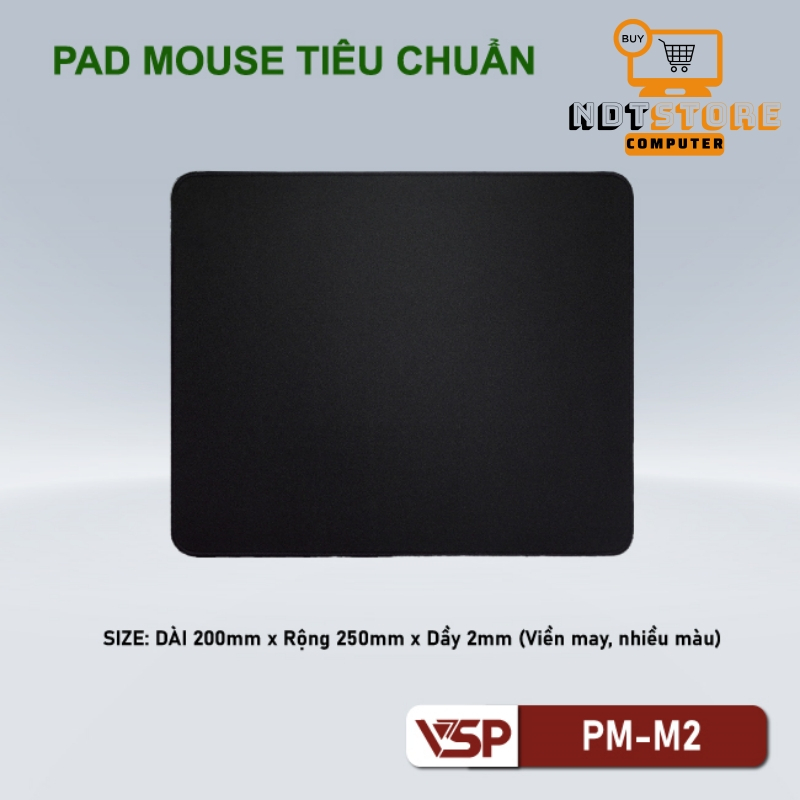Lót Chuột - Mouse Pad PM-M2 Đen  20x25x0.2 - Màu Ngẫu Nhiên