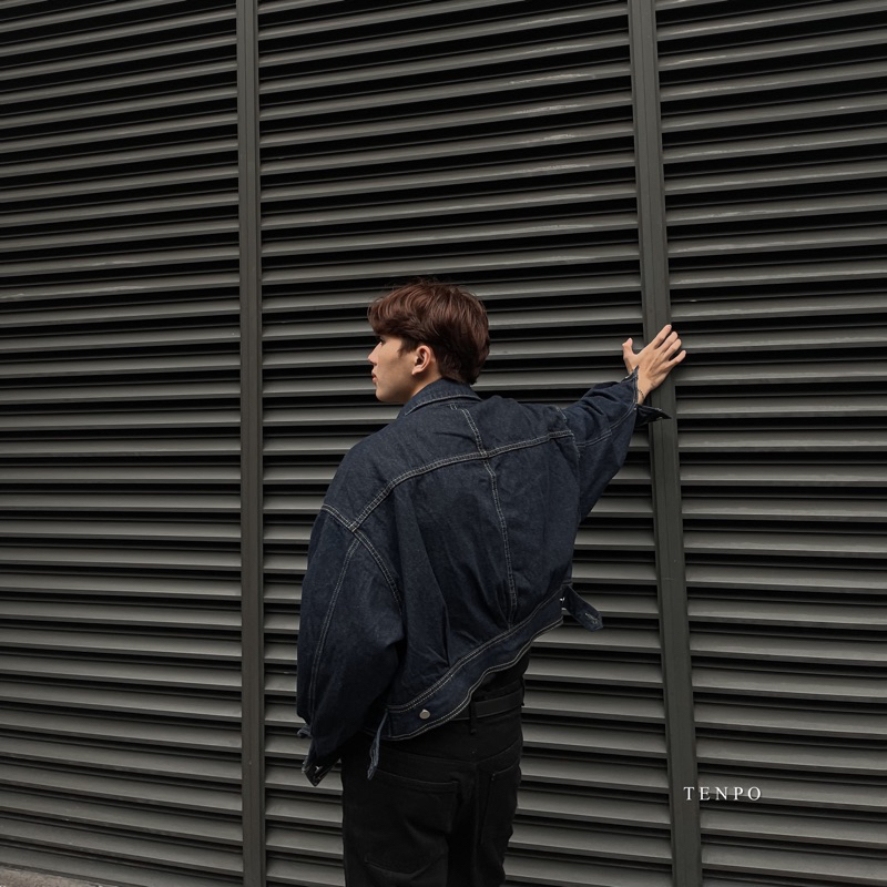 Áo Khoác Bò Form Crop TENPO | Denim Jacket