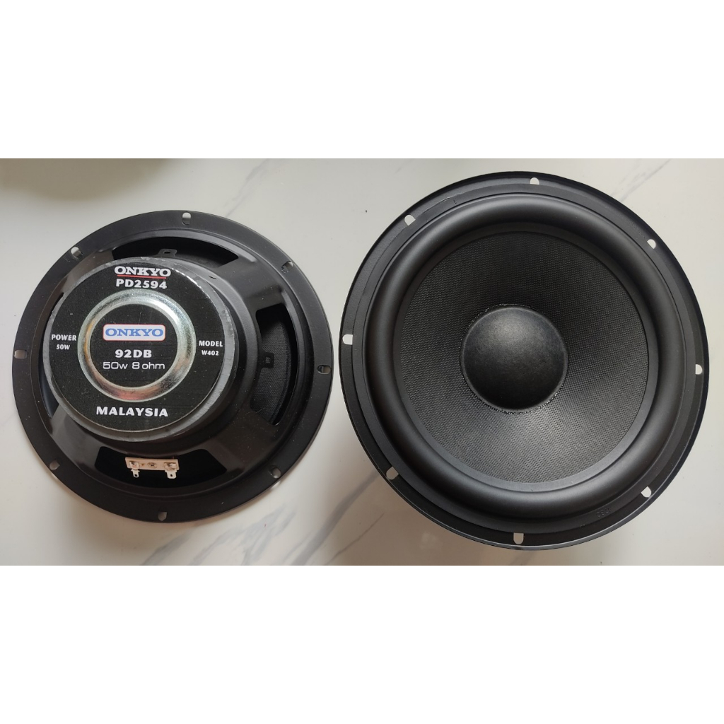Loa rời bass 20 ONKYO HÀNG NHẬP từ 100 coil 25 gân cao su - GIÁ 2 LOA