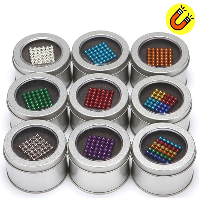 Bộ nam châm xếp hình thông minh 216 viên đường kính 5mm