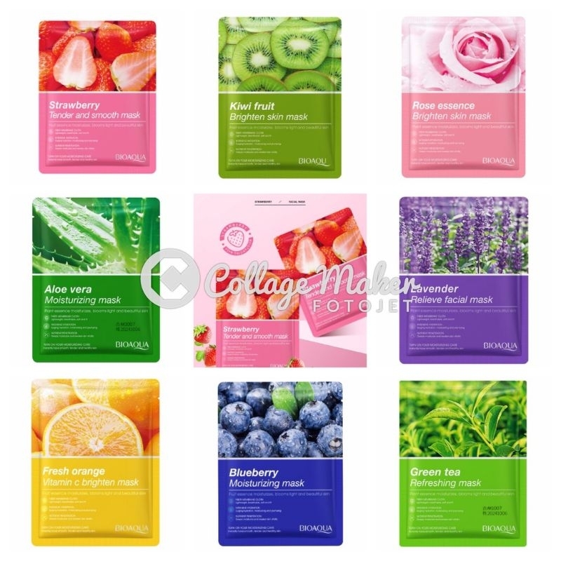 Mặt nạ giấy BIOAQUA hương trái cây tự nhiên