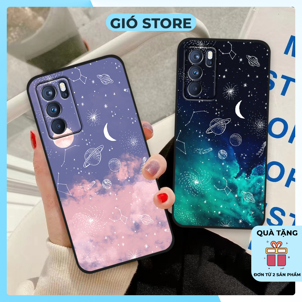 Ốp lưng Oppo Reno 6 5G / Reno6 Z 5G / A16, ốp điện thoại oppo hoạ tiết vũ trụ, ốp lưng nhựa dẻo