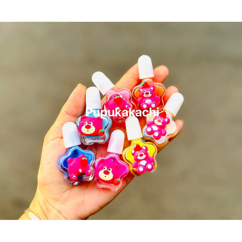 Nước Sơn Móng Tay Mẫu Gấu Dâu Lotso Bear Cho Bé - 1 Chai