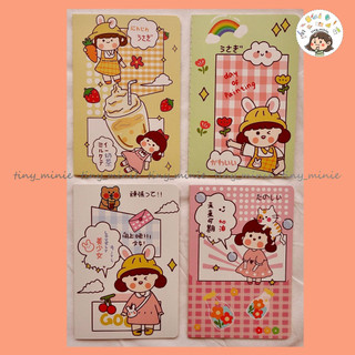 Vở viết kẻ ngang a5 bé gái - tiny_minie