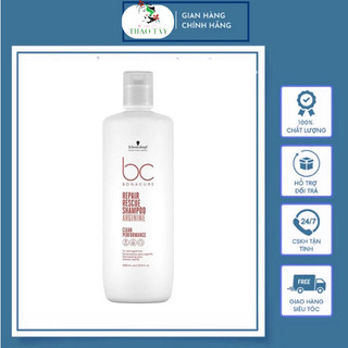 DẦU GỘI PHỤC HỒI TÓC HƯ SCHWARZKOPF BC REPAIR RESCUE ARGININE PH 4.5 ĐỨC 1000ML NEW - CHAI
