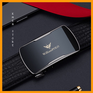 Thắt lưng nam thời trang chất da cao cấp- Nịt bụng dành cho nam chất da WILLIAM POLO