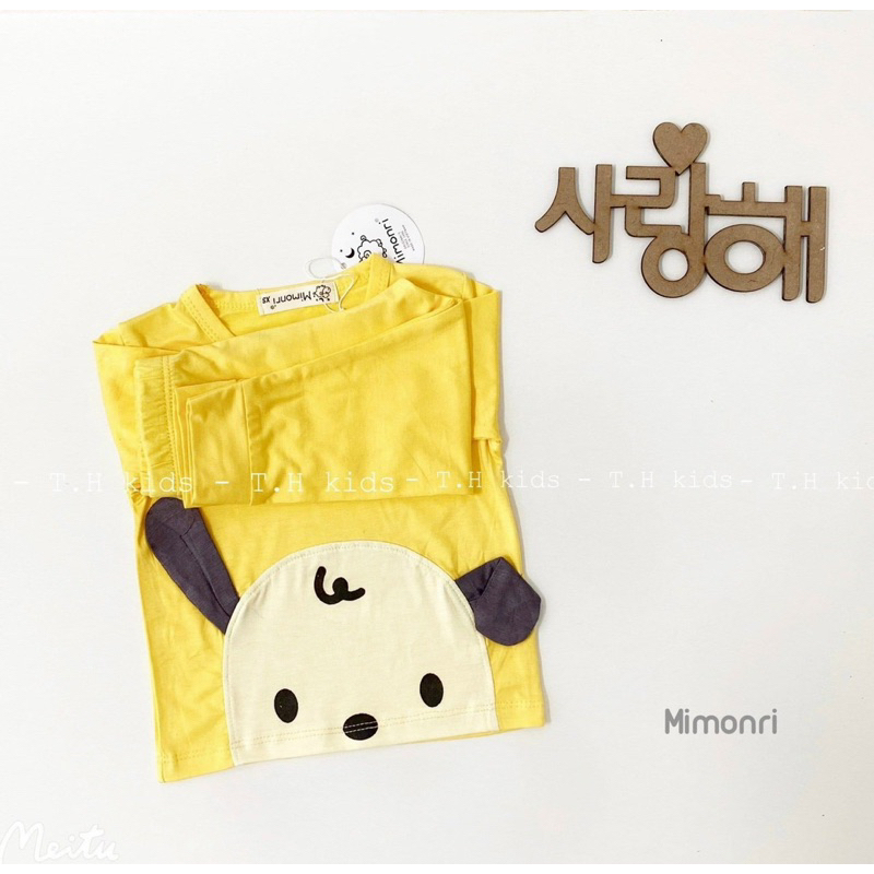 Bộ thun lạnh tay dài quần dài cho bé 5-18kg