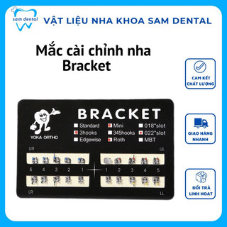 Mắc cài chỉnh nha Bracket. Dụng cụ hỗ trợ niềng răng