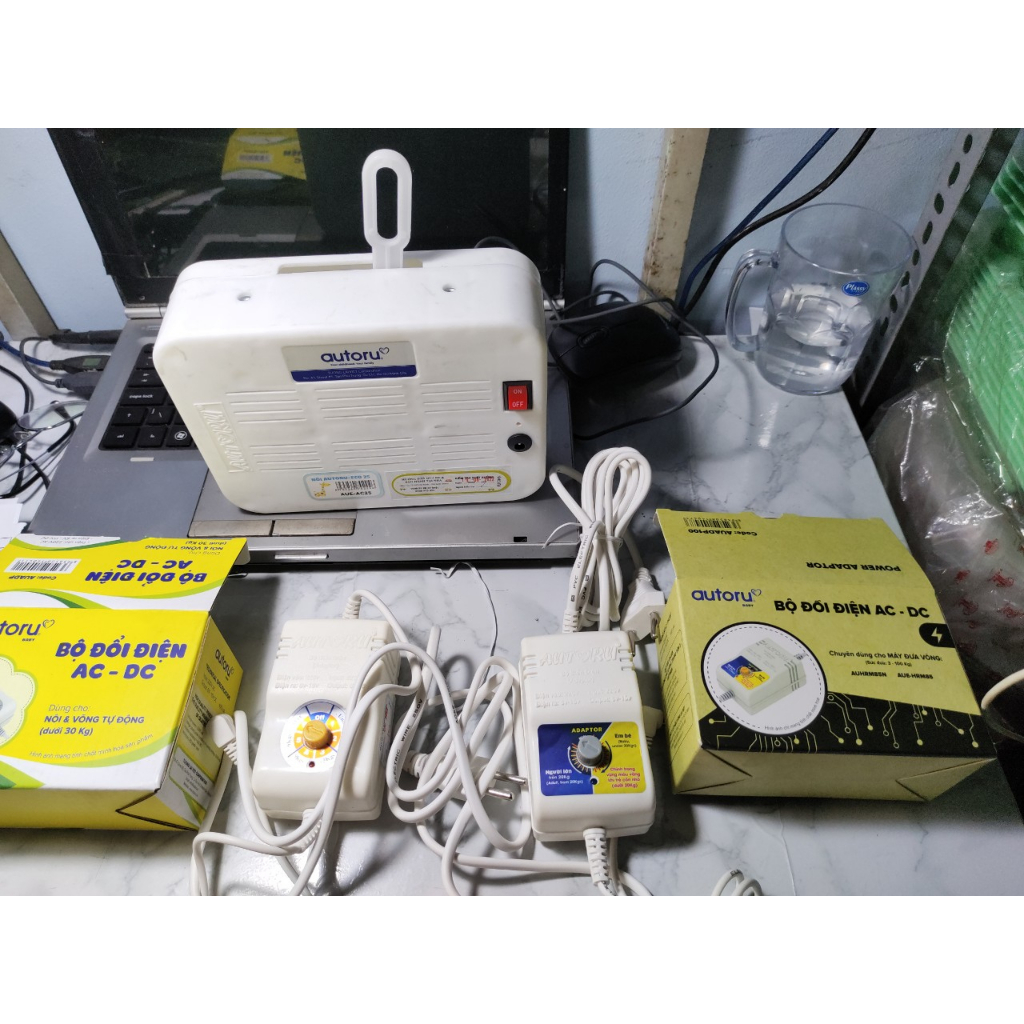 Bộ đổi nguồn (adaptor) đưa nôi / đưa võng điện tự động Autoru chính hãng, bảo hành 12 tháng