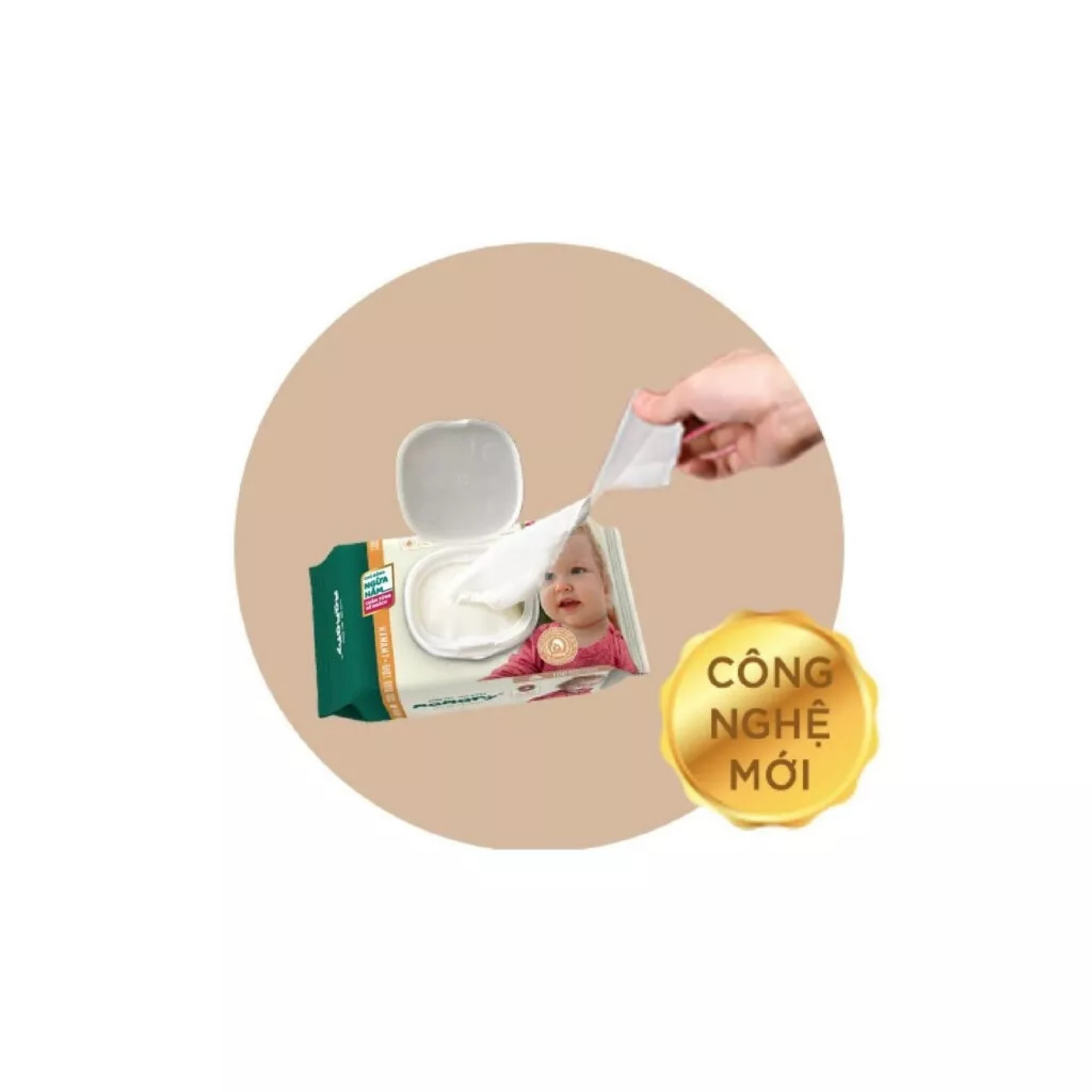 [CHÍNH HÃNG]Khăn giấy ướt 120 tờ MAMAMY không mùi chính hãng ngừa hăm và rôm sảy cho bé