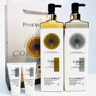 [Vinge Collagen Chính Hãng ] Cặp Dầu Gội Vinge collagen 1000ml*2