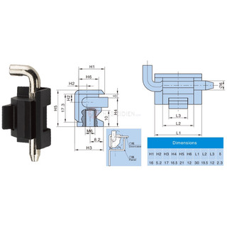 Bản lề hl 003-2