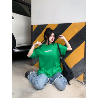 Áo thun highclub unisex màu xanh lá size l