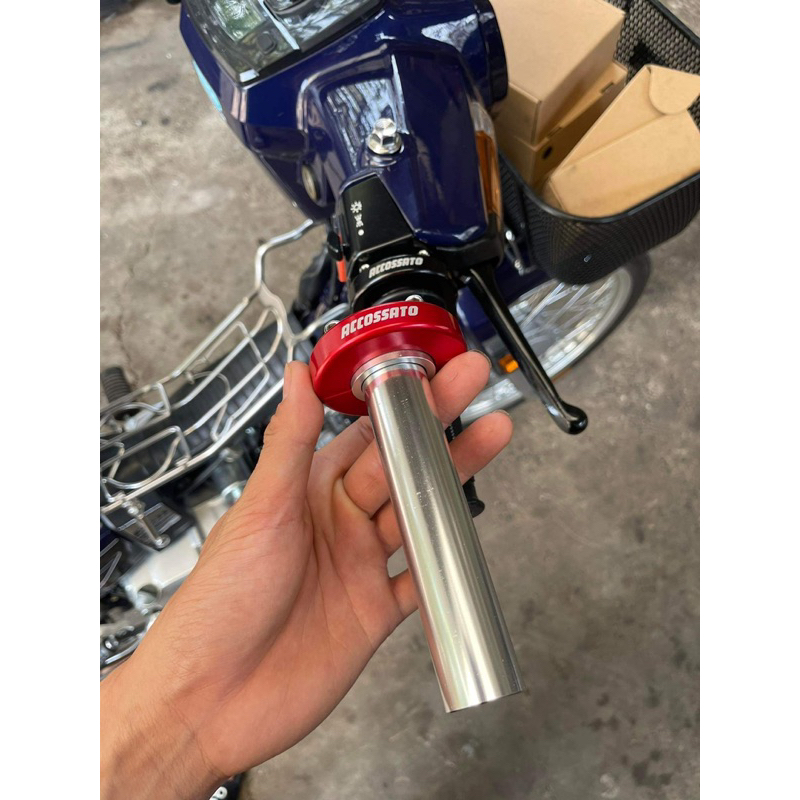 Cùm ga tăng tốc ACCOSSATO CNC cho vario, sirius,wave,ex,winner,sonic,satria,sh,vario,dream,dio,cub,raider,gsx,fu vv