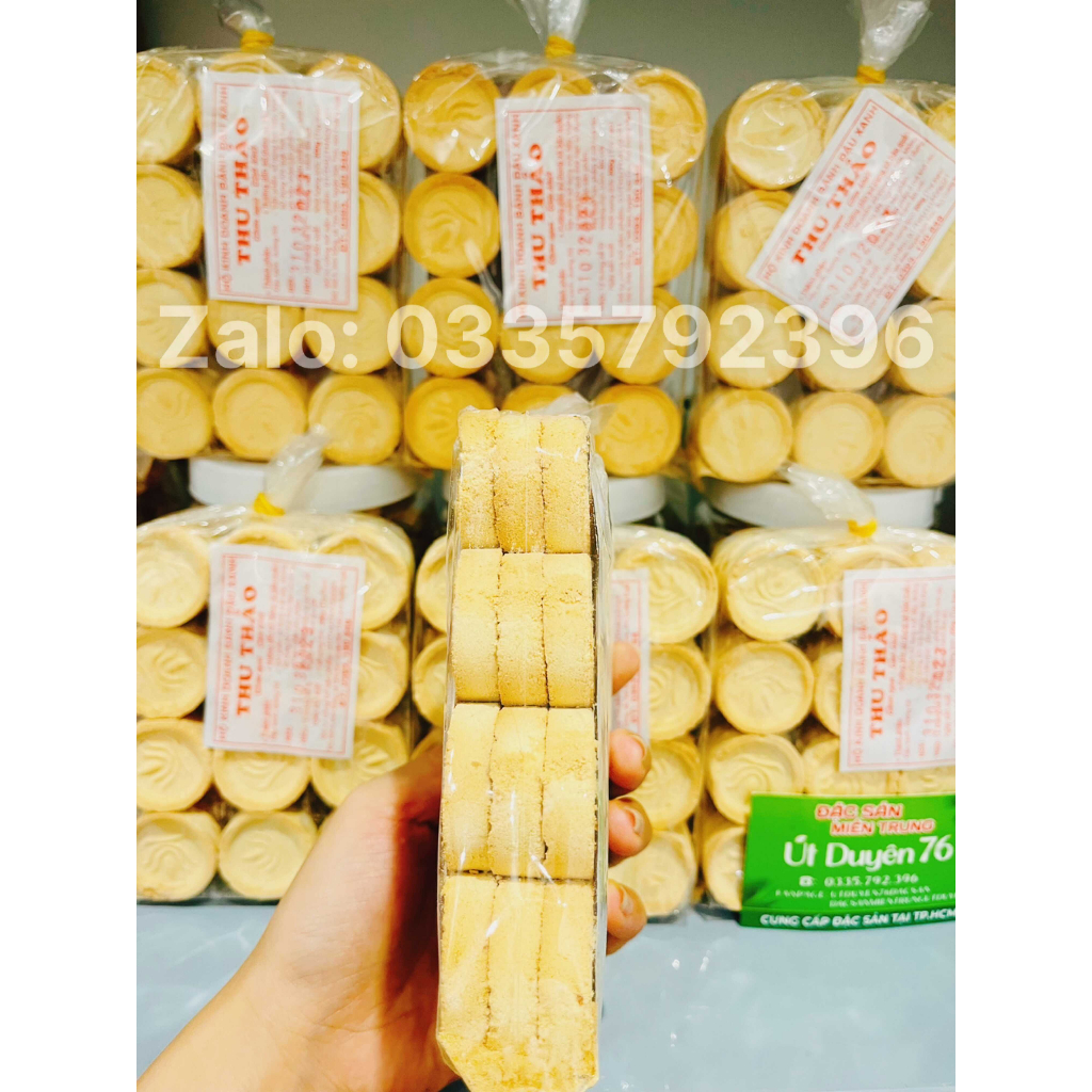 Bánh Đậu Xanh Nướng Quảng Ngãi Thơm ngon béo bùi bịch 200gr  - Tiệm Út Duyên 76 Đặc sản