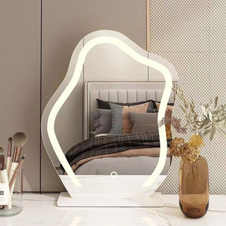 Gương hạt đậu để bàn trang điểm