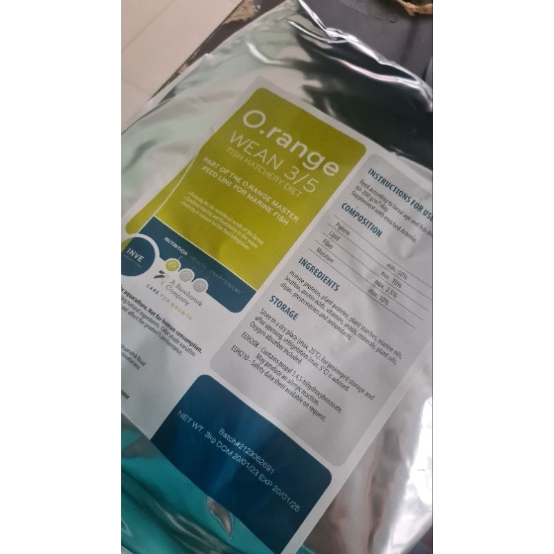 Cám Thái INVE 3/5 cho cá cảnh nhỏ - Túi 100gr & 300gr