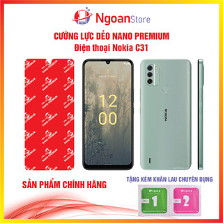 Cường lực dẻo Nano cho điện thoại Nokia C31 - Ngoan Store