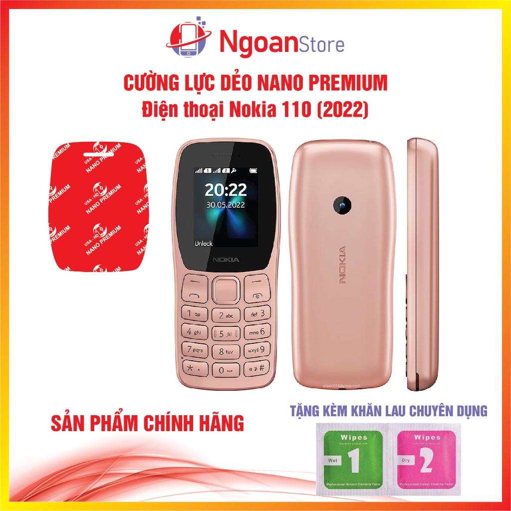 Cường lực dẻo Nano cho điện thoại Nokia 110 (2022) - Ngoan Store