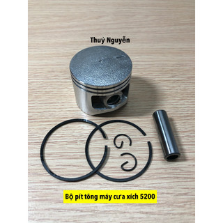 Bộ pít tông 45mm máy cưa 5200, 5900, 52cc