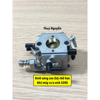 Bình xăng con (Bộ chế hoà khí) máy cưa 5200, 5800, 5900